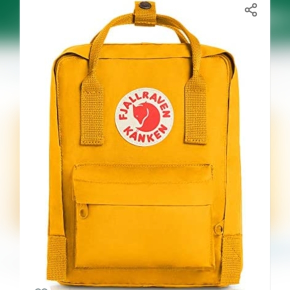 Fjallraven Bags Fjallraven Kanken Yellow Backpack Poshmark